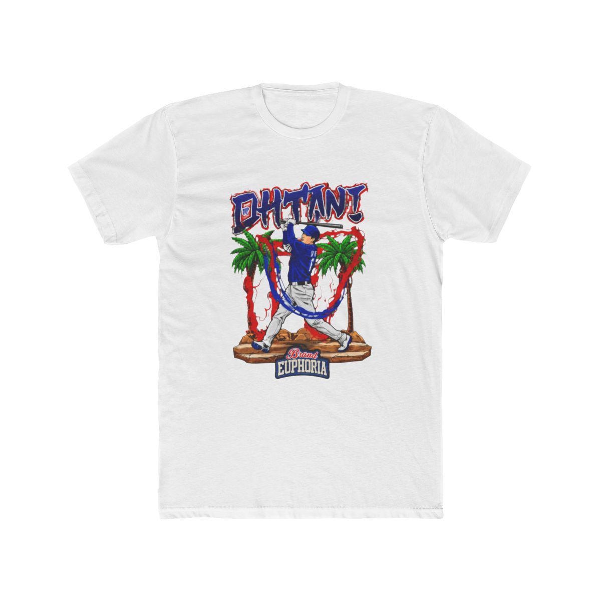 Shohei Ohtani 17 Los Angeles Dodgers player swing comic T Shirt