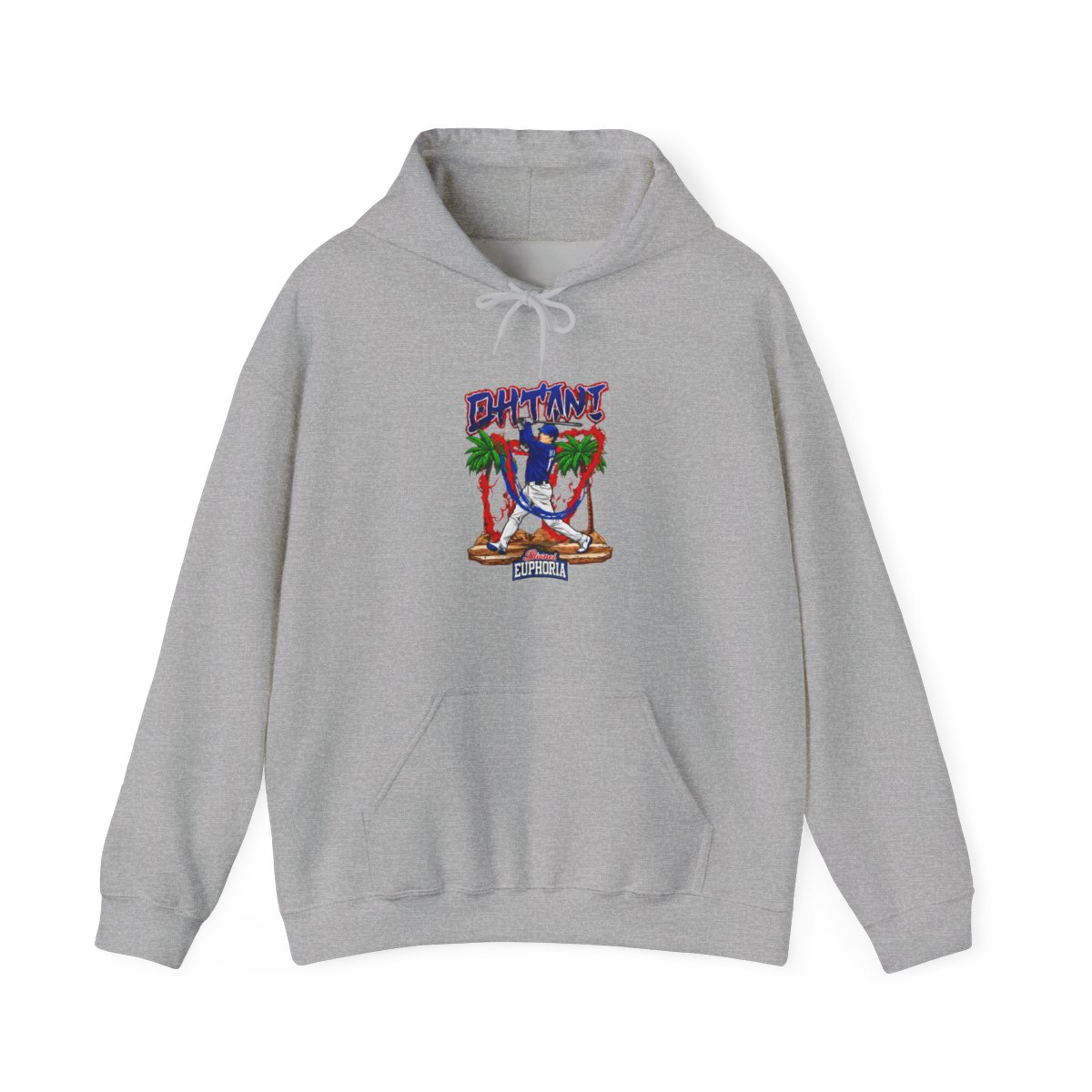 Shohei Ohtani 17 Los Angeles Dodgers player swing comic Hoodie