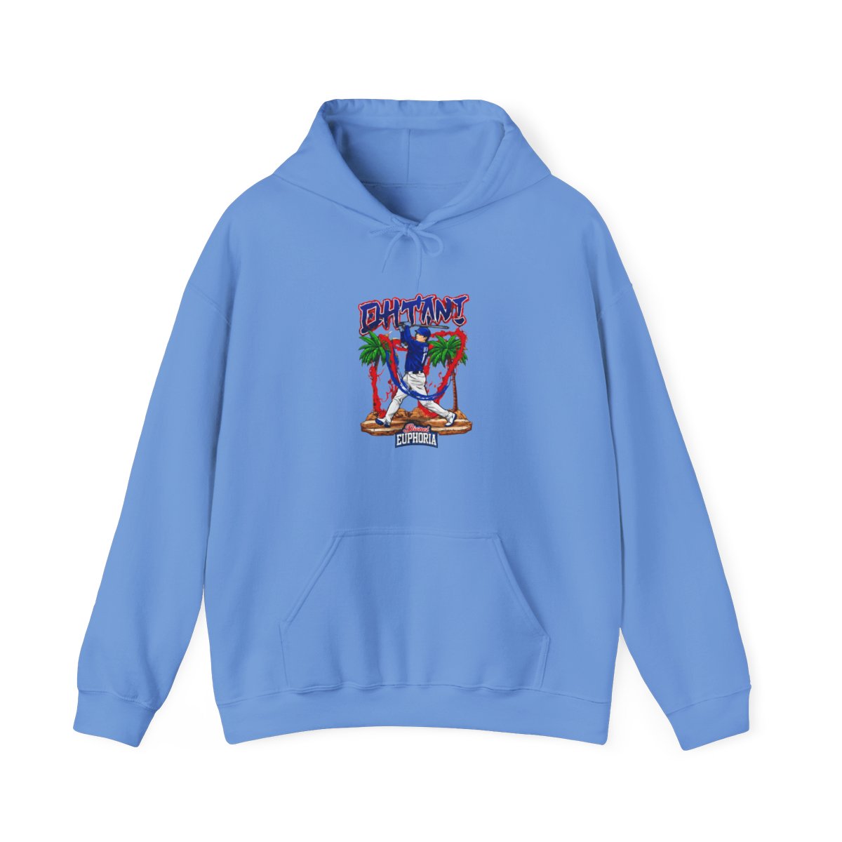 Shohei Ohtani 17 Los Angeles Dodgers player swing comic Hoodie - alternate angle 2, merchandise