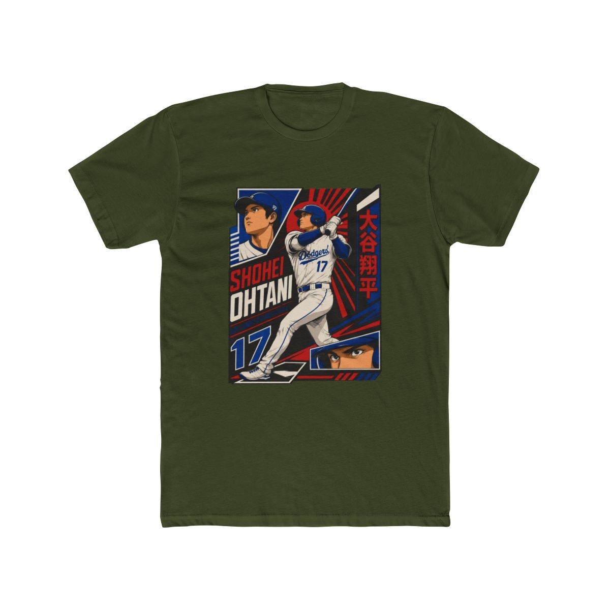 Shohei Ohtani Baseball Anime Long Sleeve T Shirt - alternate angle 2, merchandise
