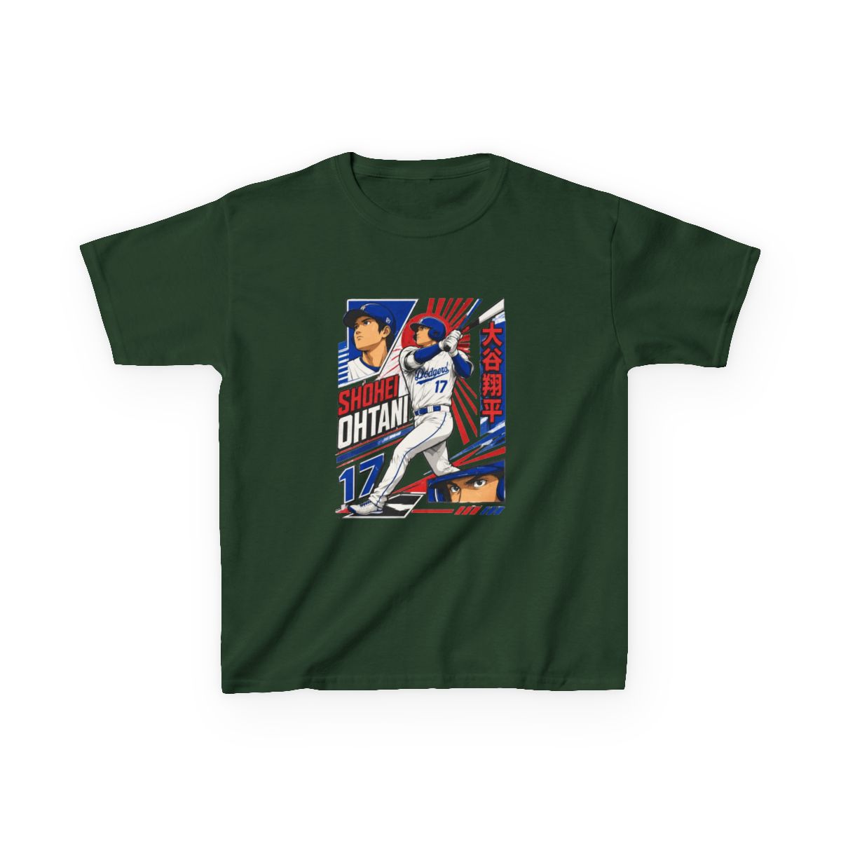 Shohei Ohtani Baseball Anime Kids T-Shirt - Official T-Shirts merchandise