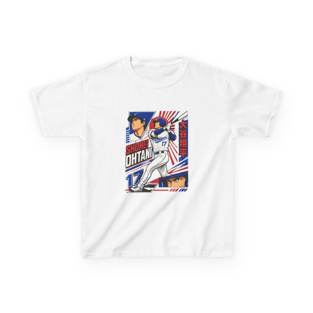 Shohei Ohtani Baseball Anime Kids T-Shirt