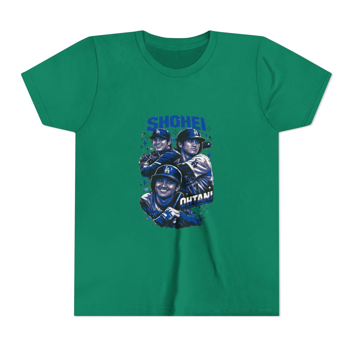 OHTANI Pop Art Kids T Shirt | Shohei Ohtani - alternate angle 4, merchandise