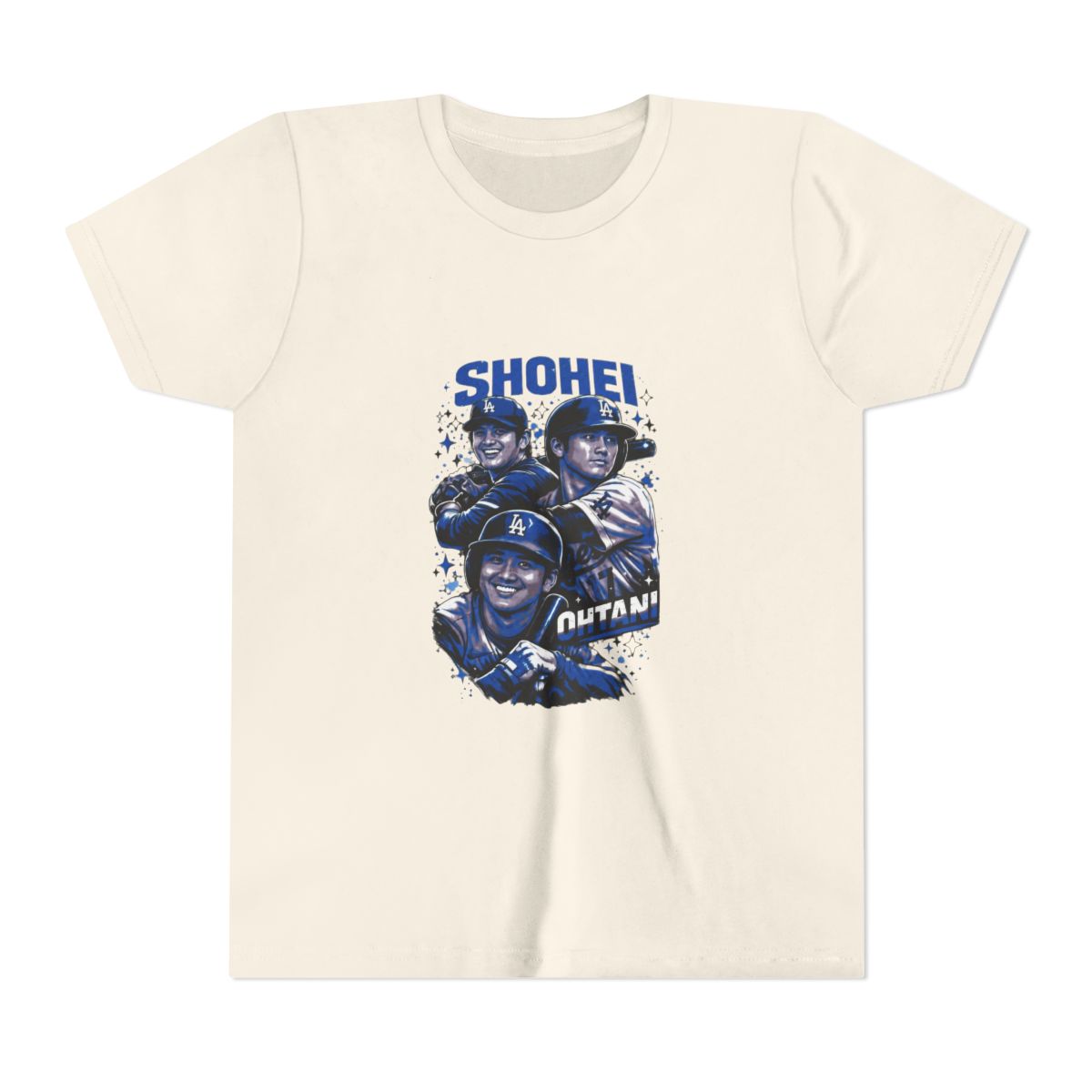 OHTANI Pop Art Kids T Shirt | Shohei Ohtani - alternate angle 3, merchandise