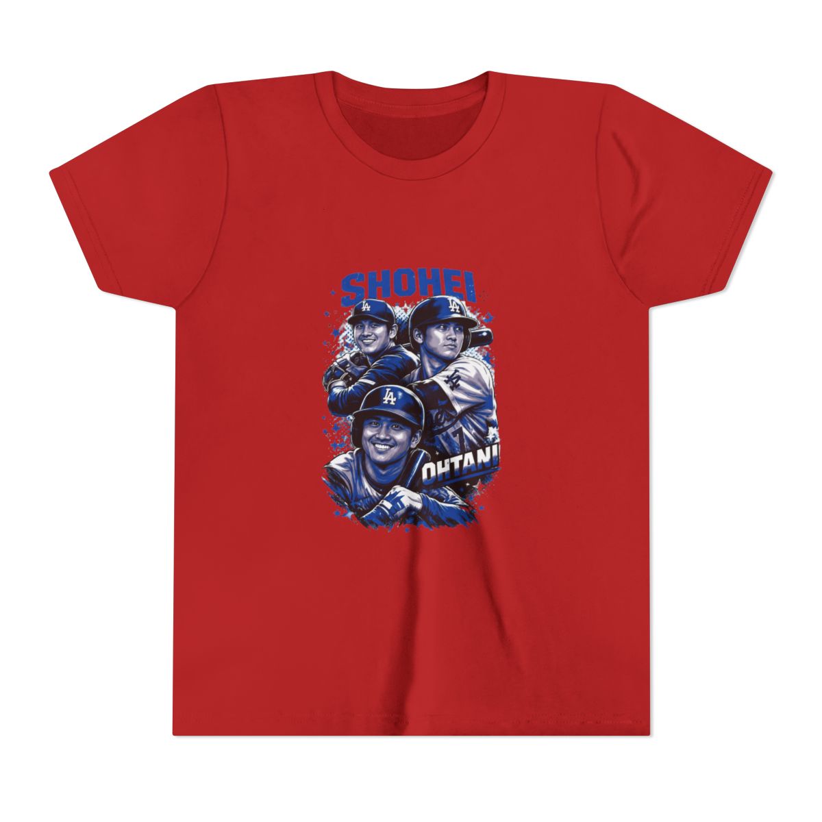 OHTANI Pop Art Kids T Shirt | Shohei Ohtani - alternate angle 5, merchandise