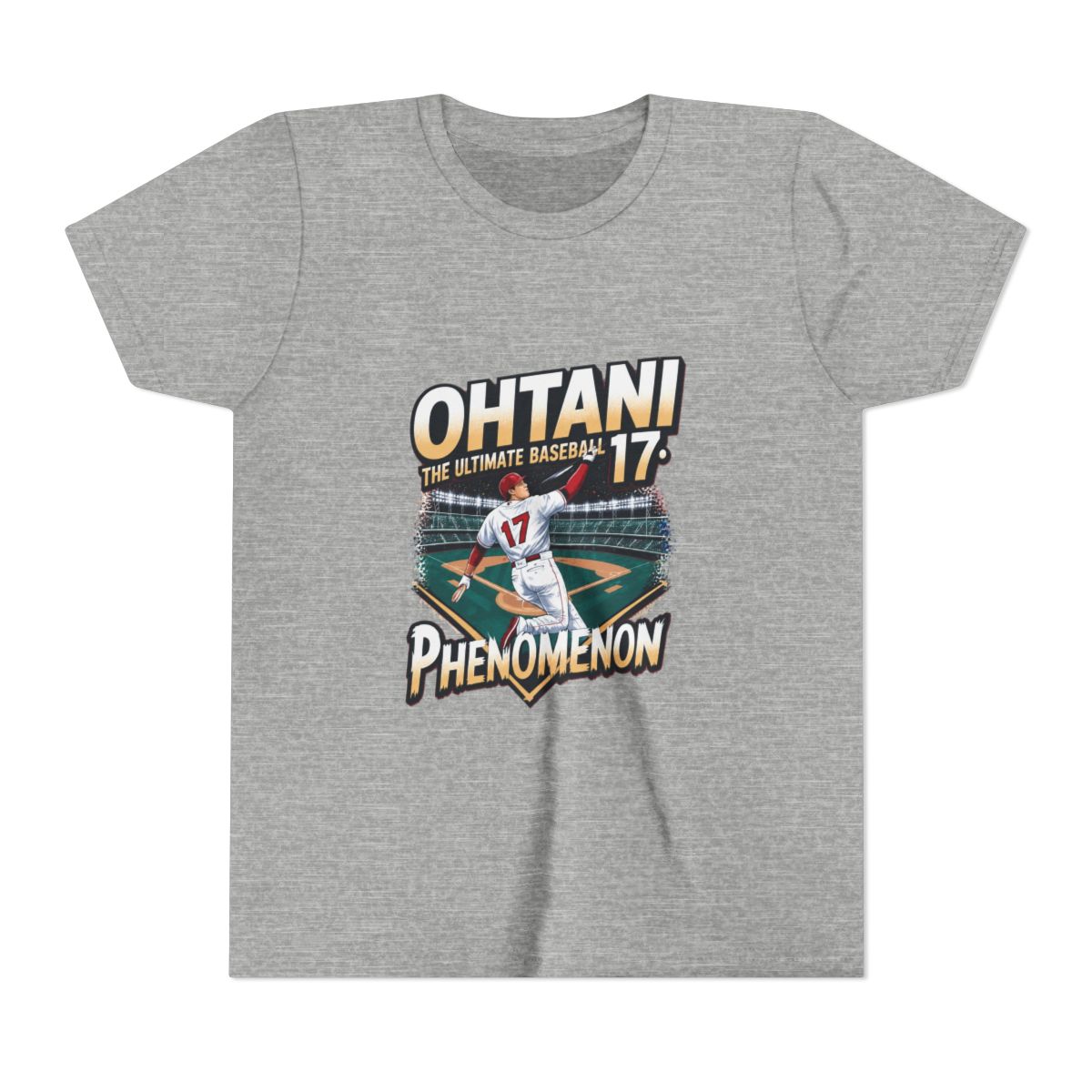 Ohtani: The Ultimate Baseball Phenomenon Kids T Shirt | Shohei Ohtani - alternate angle 2, merchandise