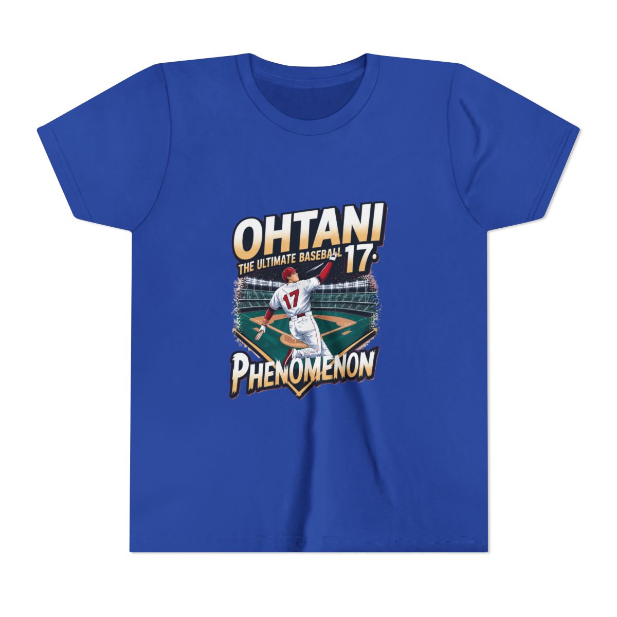 Ohtani: The Ultimate Baseball Phenomenon Kids T Shirt | Shohei Ohtani - alternate angle 3, merchandise
