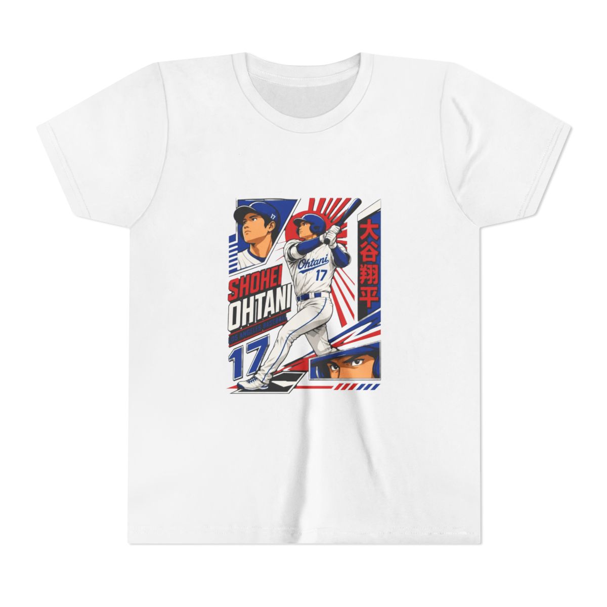 Shohei Ohtani Baseball Anime Kids T Shirt